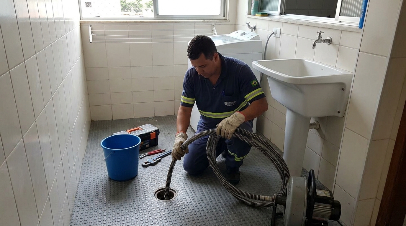 Desobstrução na Cozinha em Campina Grande‑PB