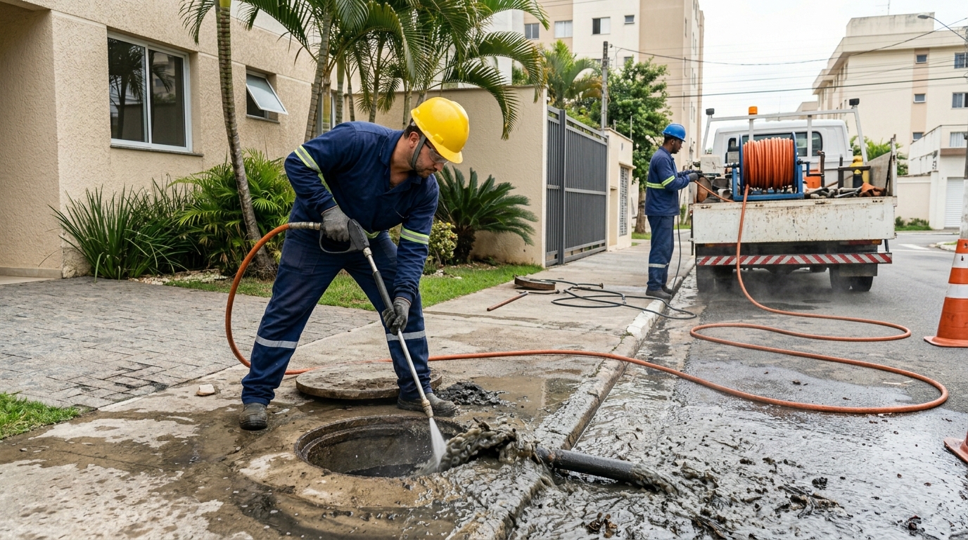 Hidrojateamento Industrial em Campina Grande‑PB
