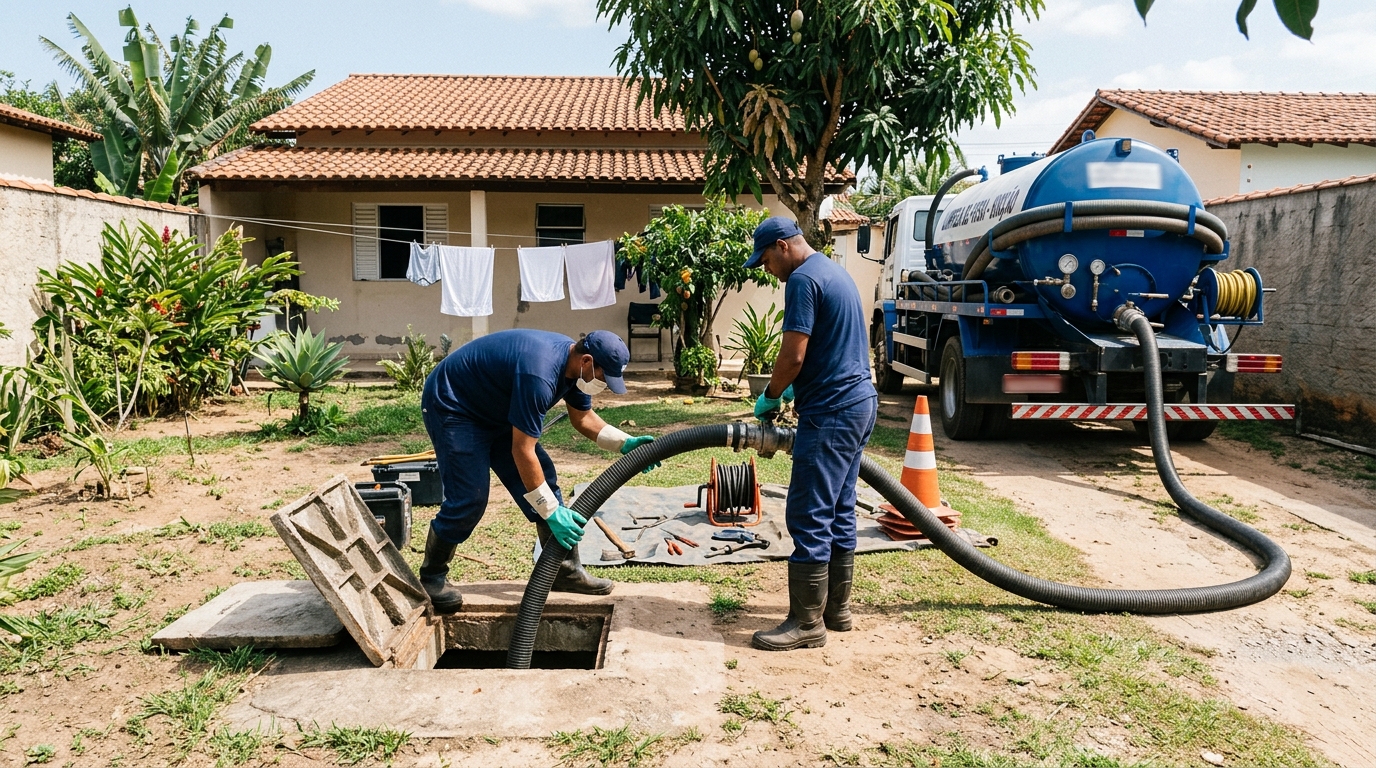 Manutenção de Fossa em Campina Grande‑PB