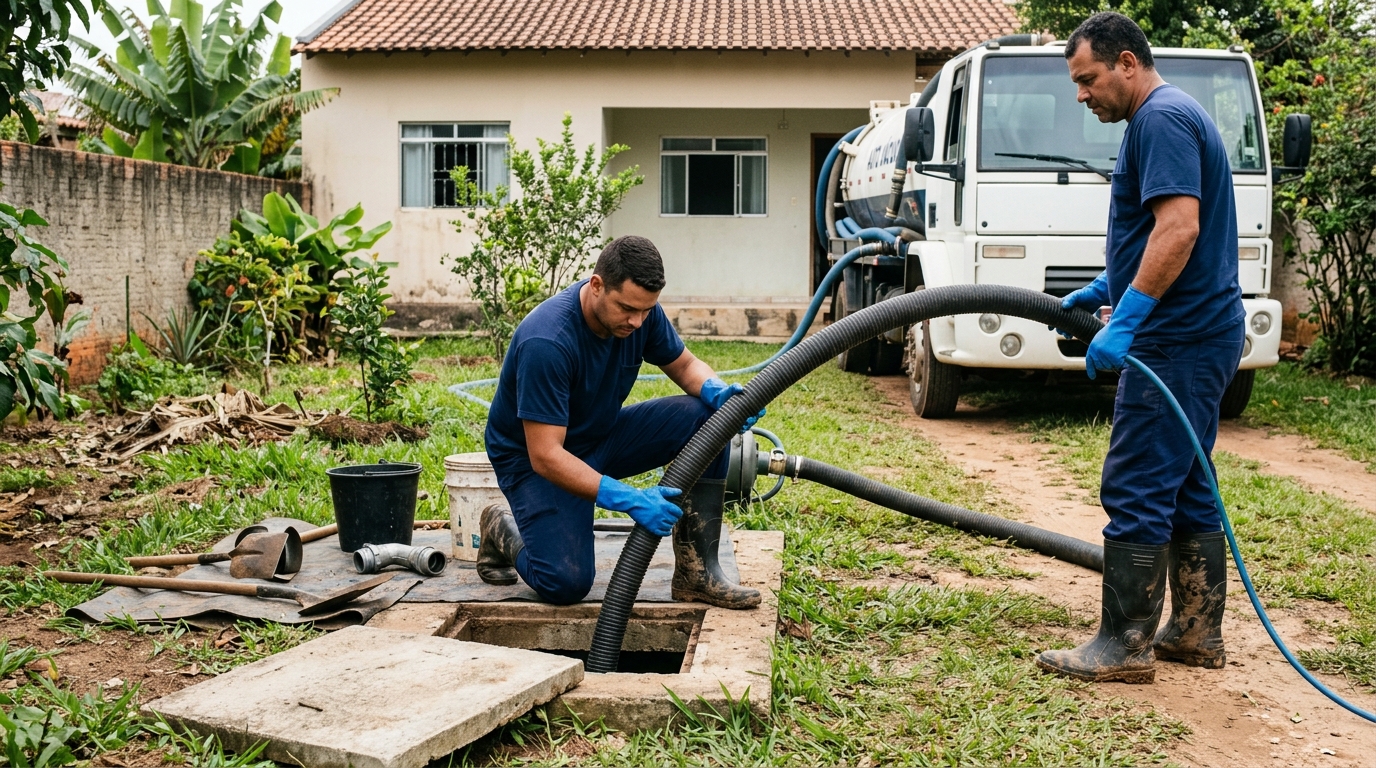 Sucção de Fossa em Campina Grande‑PB